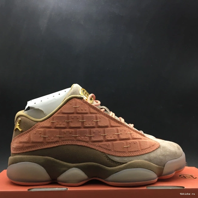 Rep TB CLOT Jordan 13 Air Sepia Blush Canteen-Terra AT3102-200 Low x Stone 0729